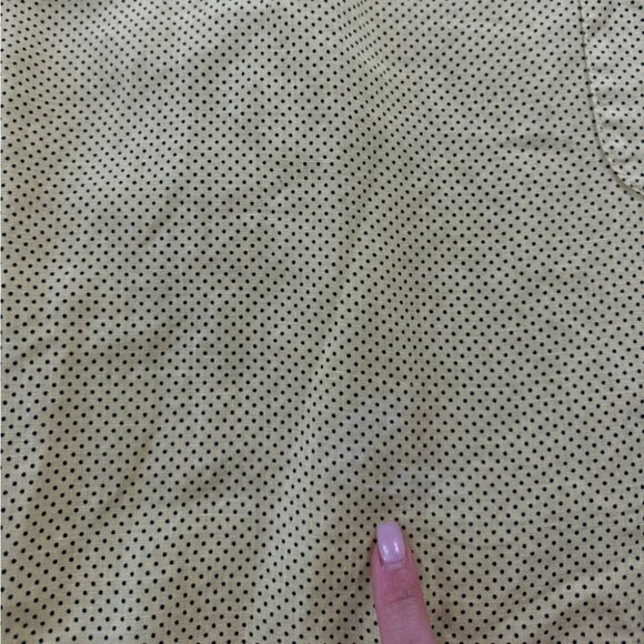 Cut Loose Butter Yellow Polka Dot Sleeveless Lagenlook Mini Tunic Dress - Picture 11 of 11